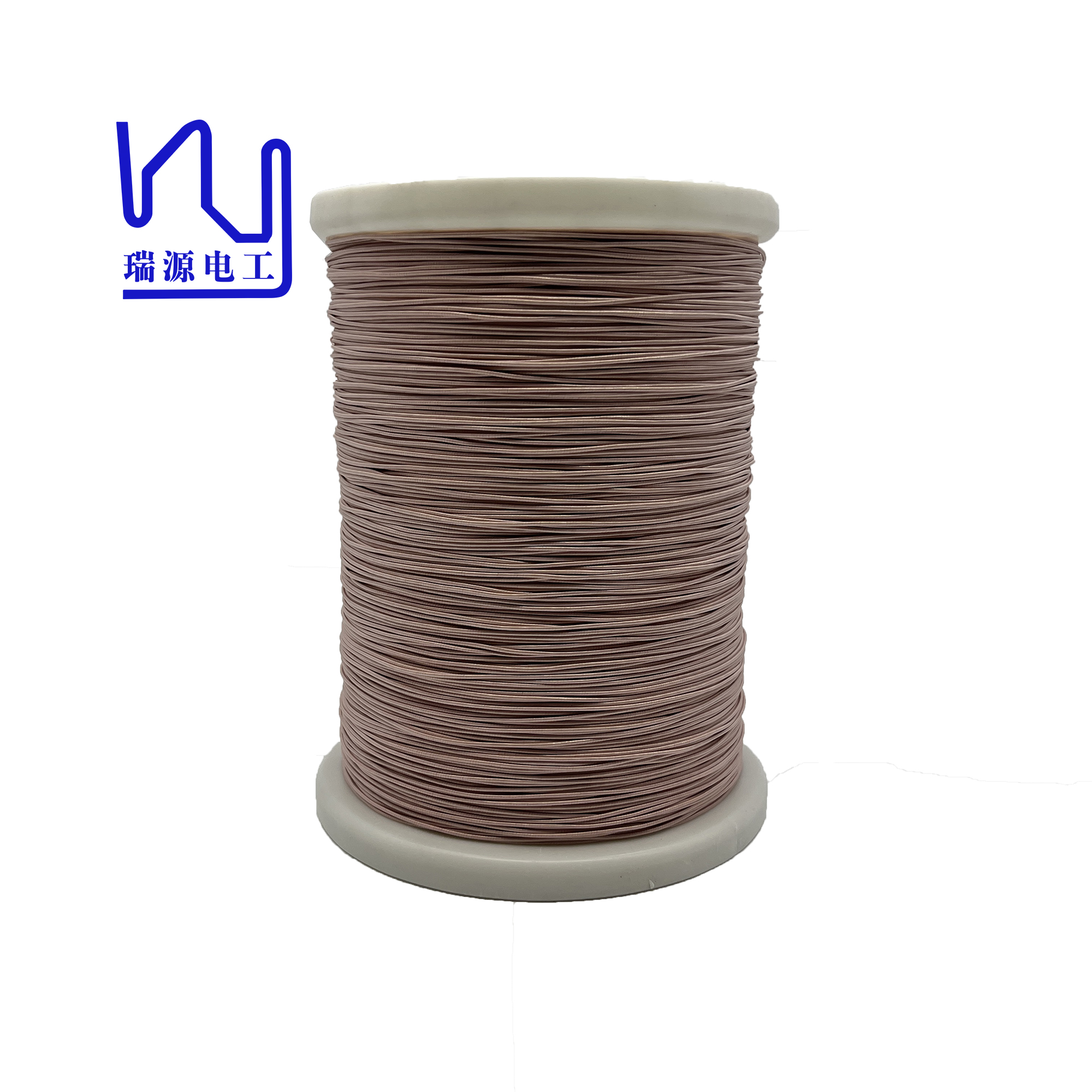 2USTC-F 155 0.04mm * 420 strands High Frequency Nylon Served Copper Litz Wire For Avionics