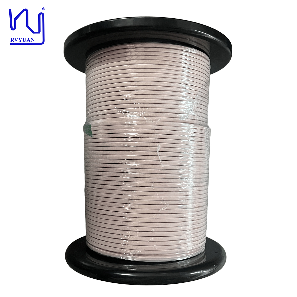 Flat litz wire 4.5mmx4.4mm 0.05mmx4875 nylon serving copper litz wire For Aerospace Magnetics