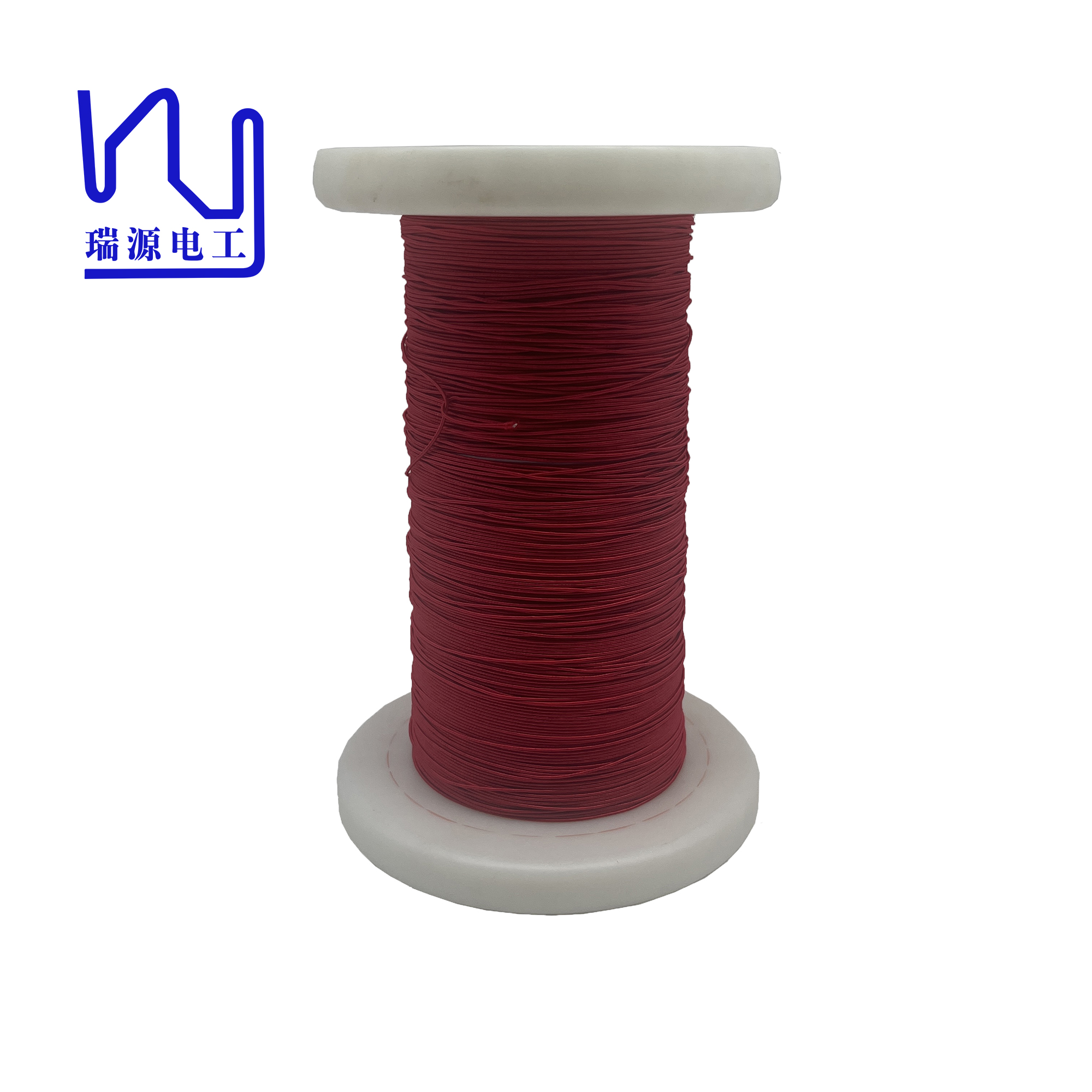 USTC 0.071mm*84 Red Color Real Silk serving Silver Litz Wire For Audio