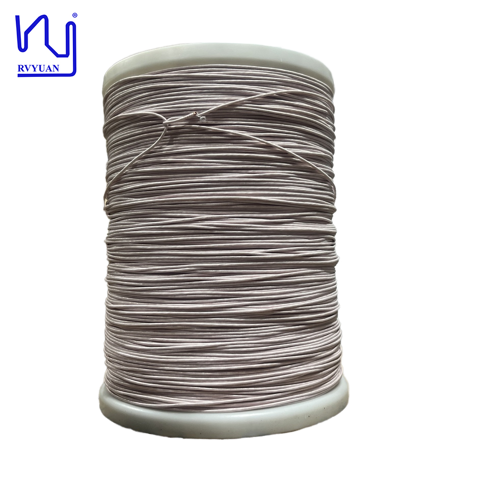 2USTC-F 0.1mmx120 Strands HF Silk Covered Litz Wire For Transformer