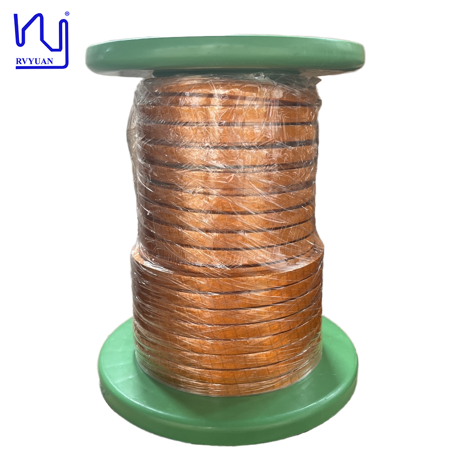 2UEW-F-PI Taped Flat Litz Wire