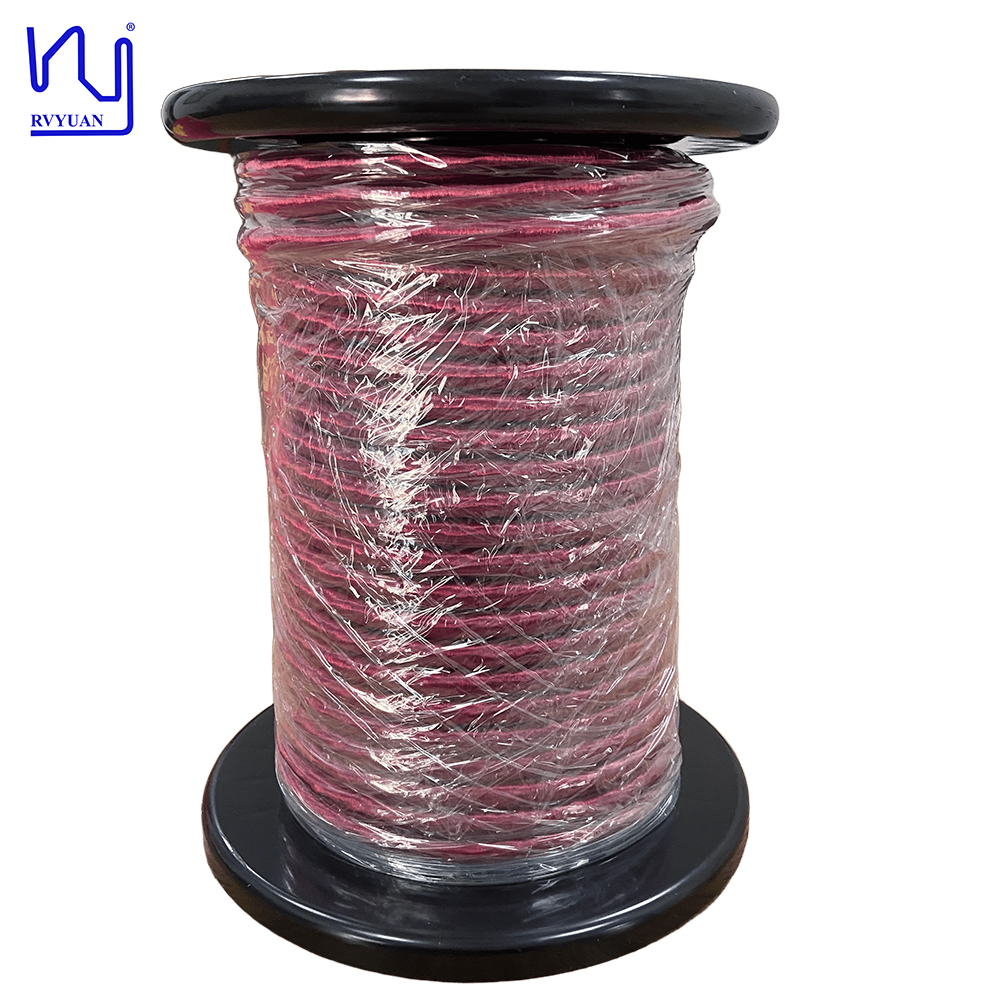 2UDTC-F 0.2mmx1300 Nylon Serving Litz Wire Copper Stranded Wire