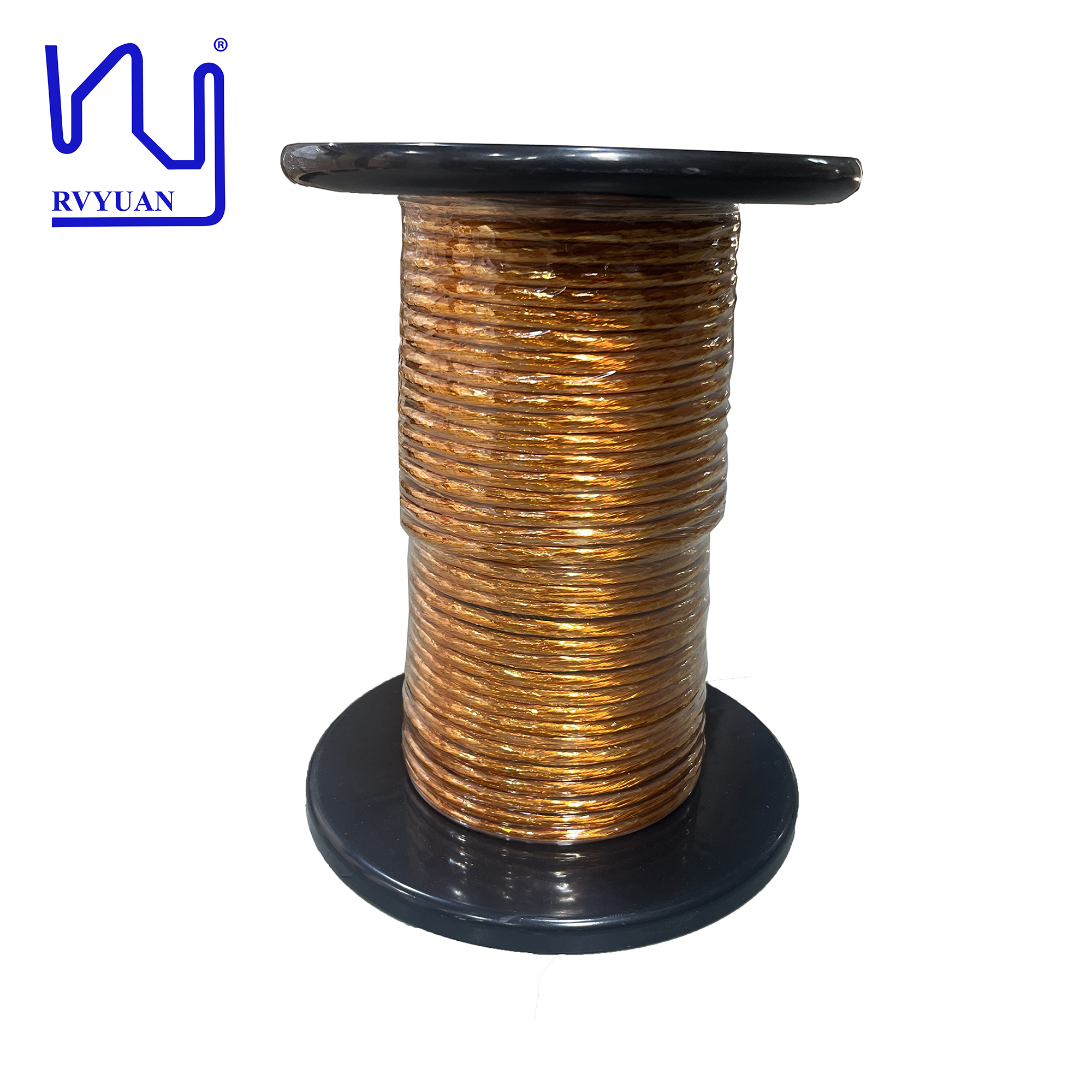 Polyesterimide Taped Litz Wire 0.4mmx120 Copper Litz Wire For High Efficiency Motor Coils