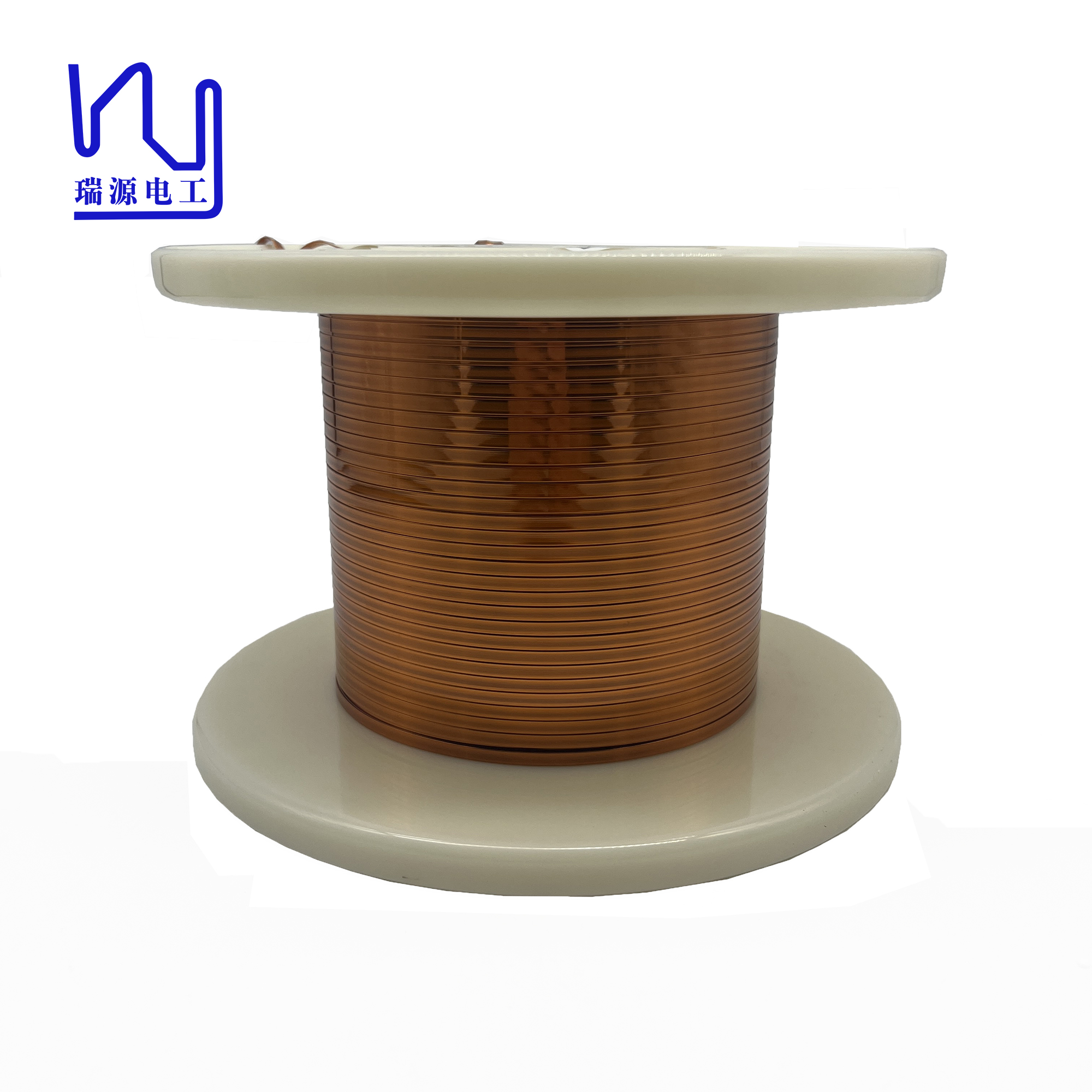 AIW 220 3.5mmX0.4mm Enameled Flat Copper Wire For Automotive Sensors