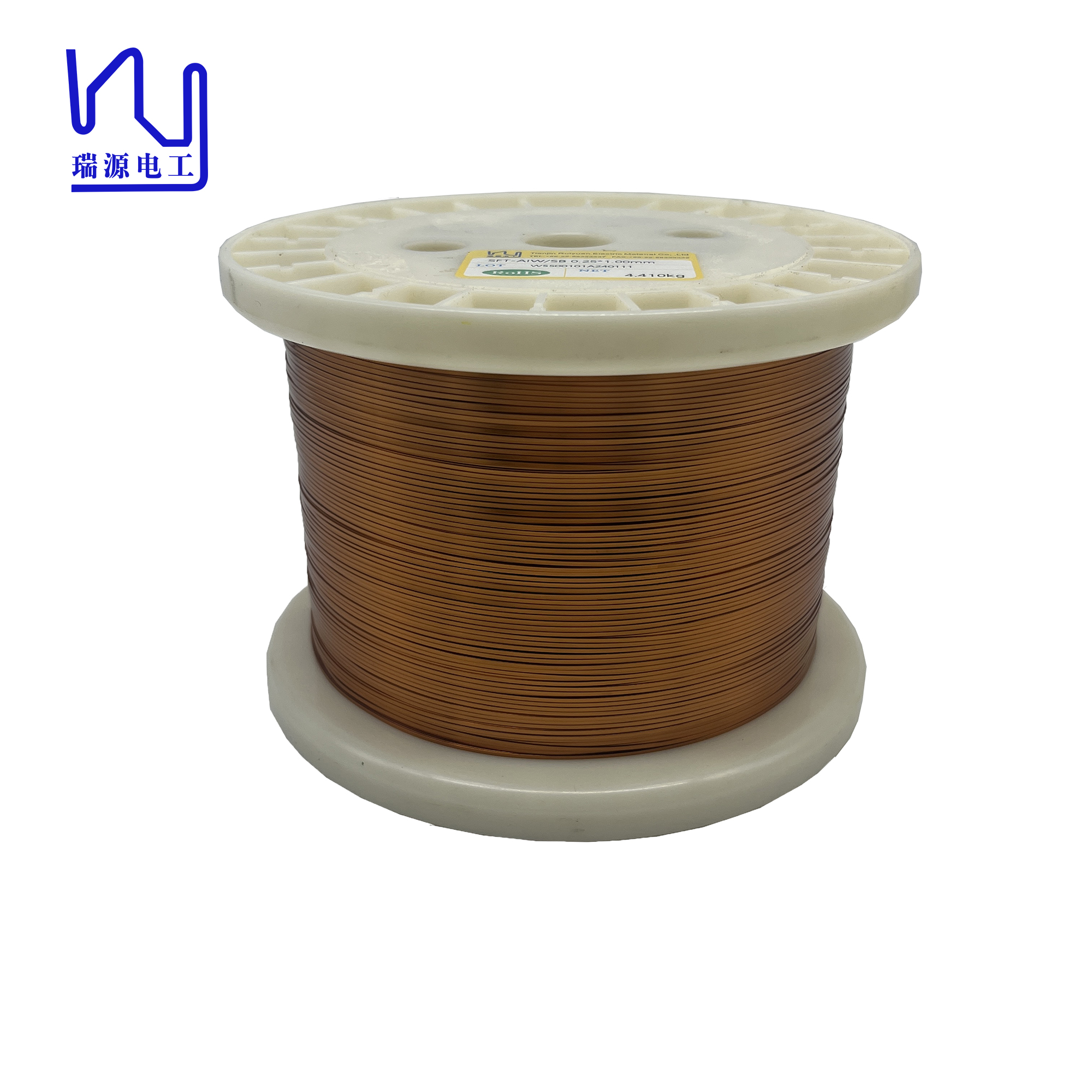 AIW220 0.25mm*1.00mm Self adhesive Enameled Flat Copper Wire Rectangular Copper Wire