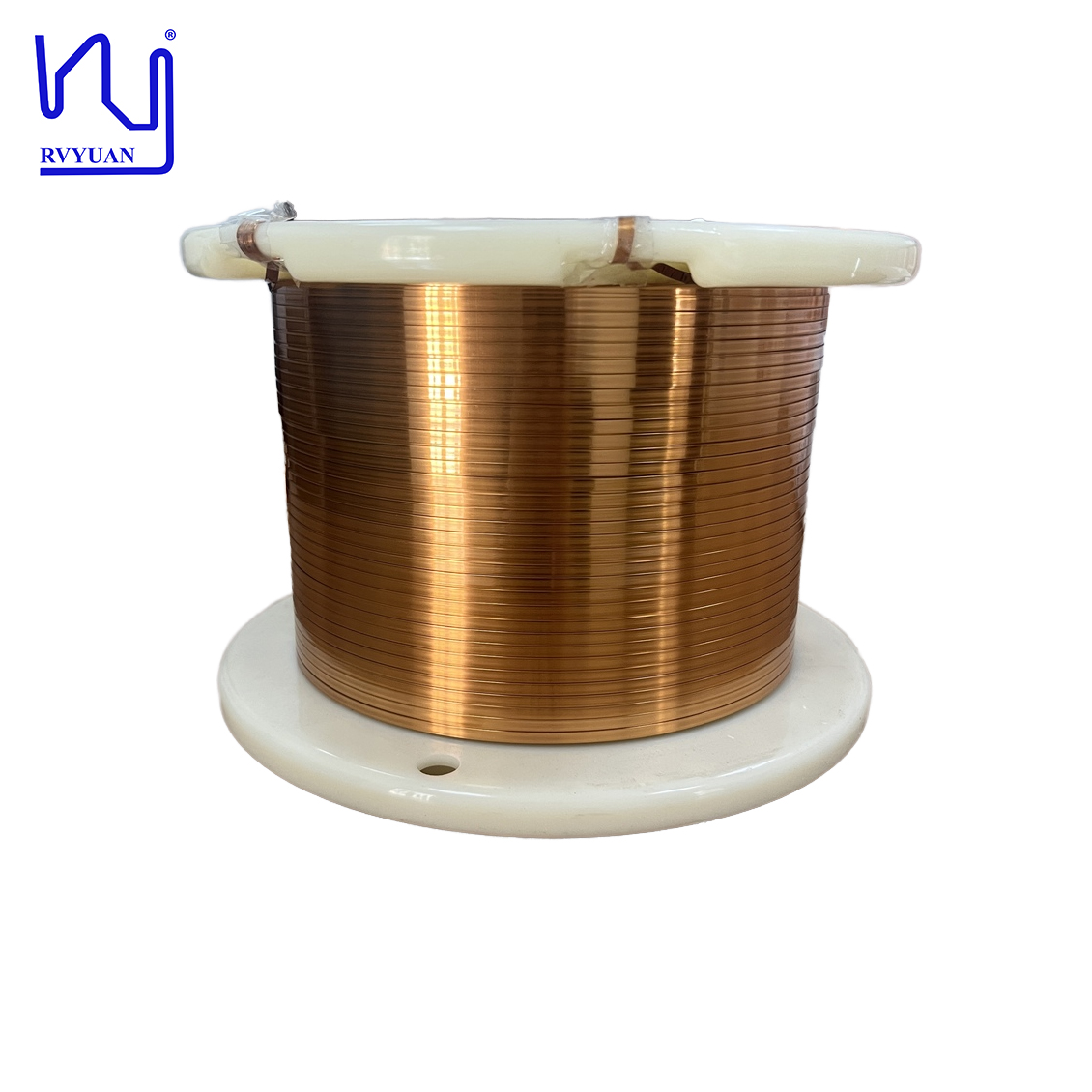 Solderable UEW-H 180 0.3mmx3.0mm Enameled Flat Copper Wire For Transformer