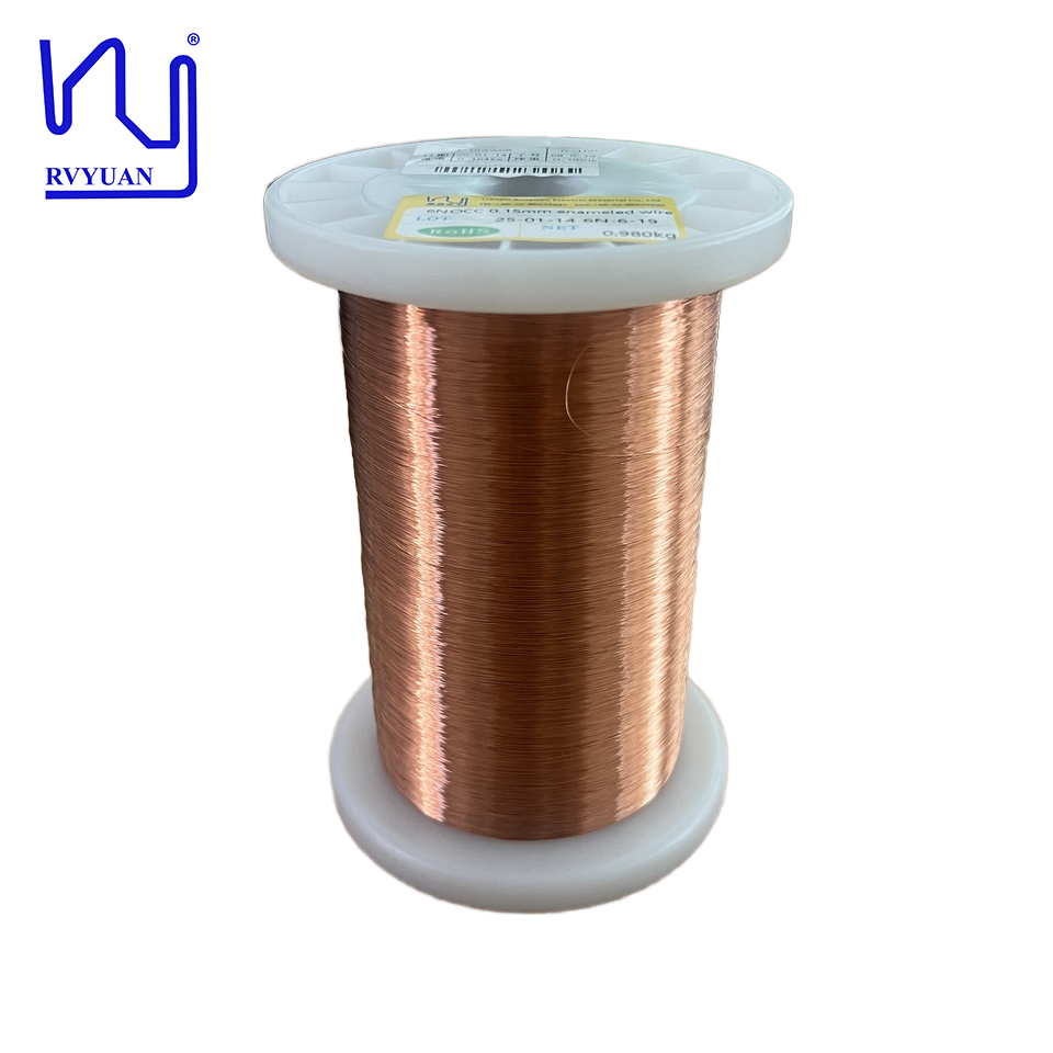 Custom 2UEW-F 0.15mm 99.9999% 6N OCC Pure Enameled Copper Wire