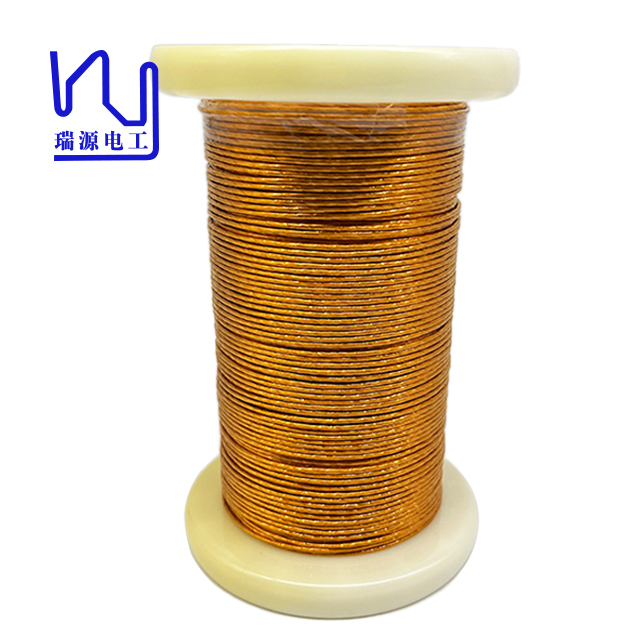 0.06mm *400 2UEW-F-PI Film High Voltage Copper Taped Litz Wire For Tranformer